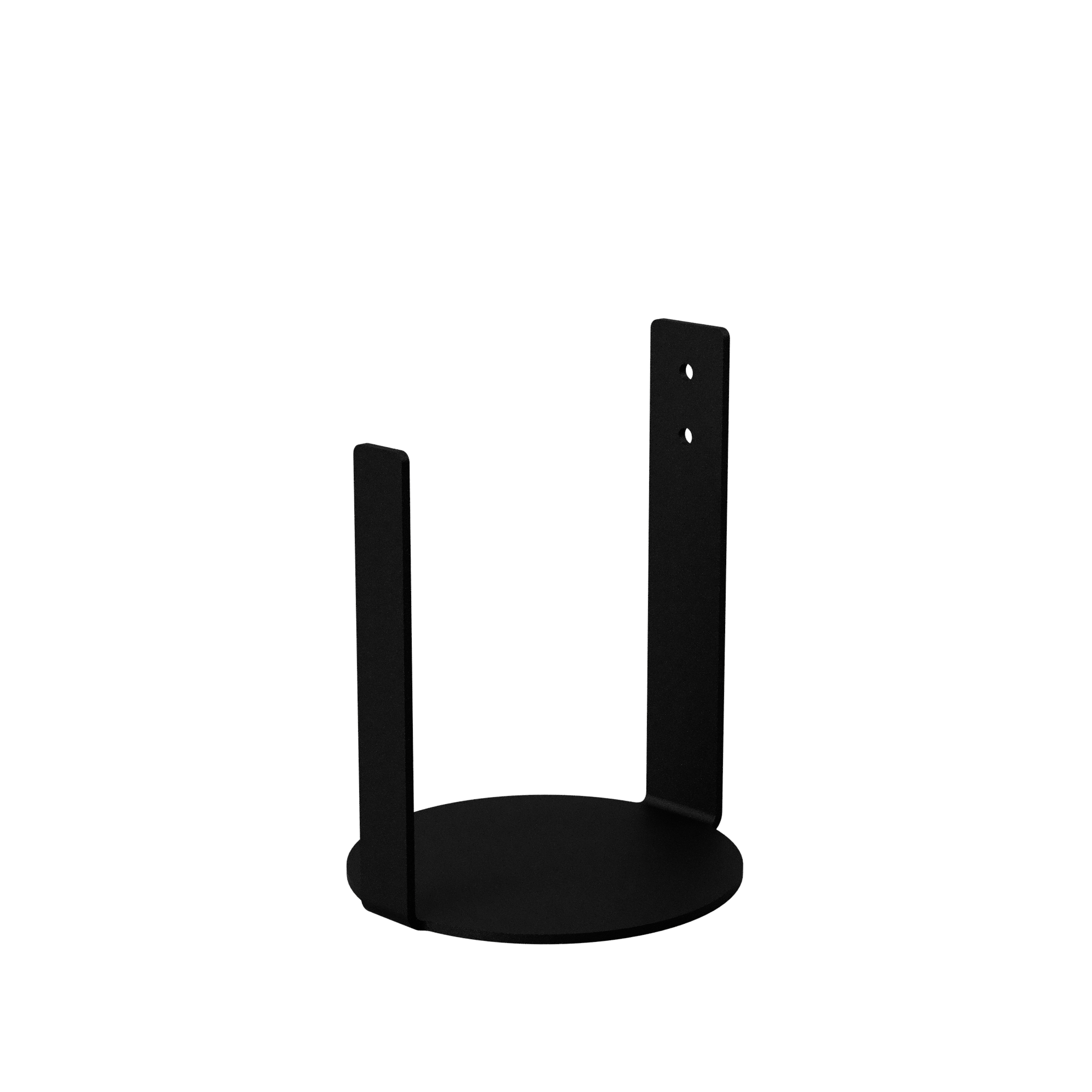 Nichba ekstra toiletrulleholder sort pulverlakeret