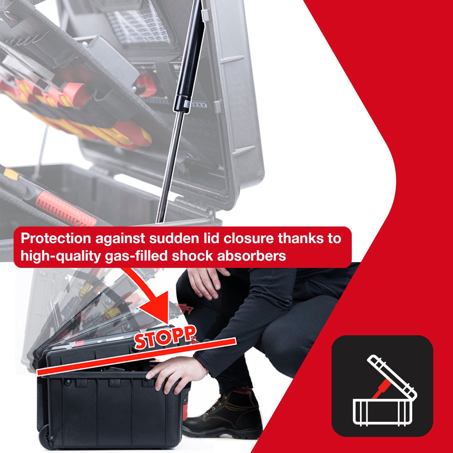 WIHA VÆRKTØJSKUFFERT XL2 TROLLEY
