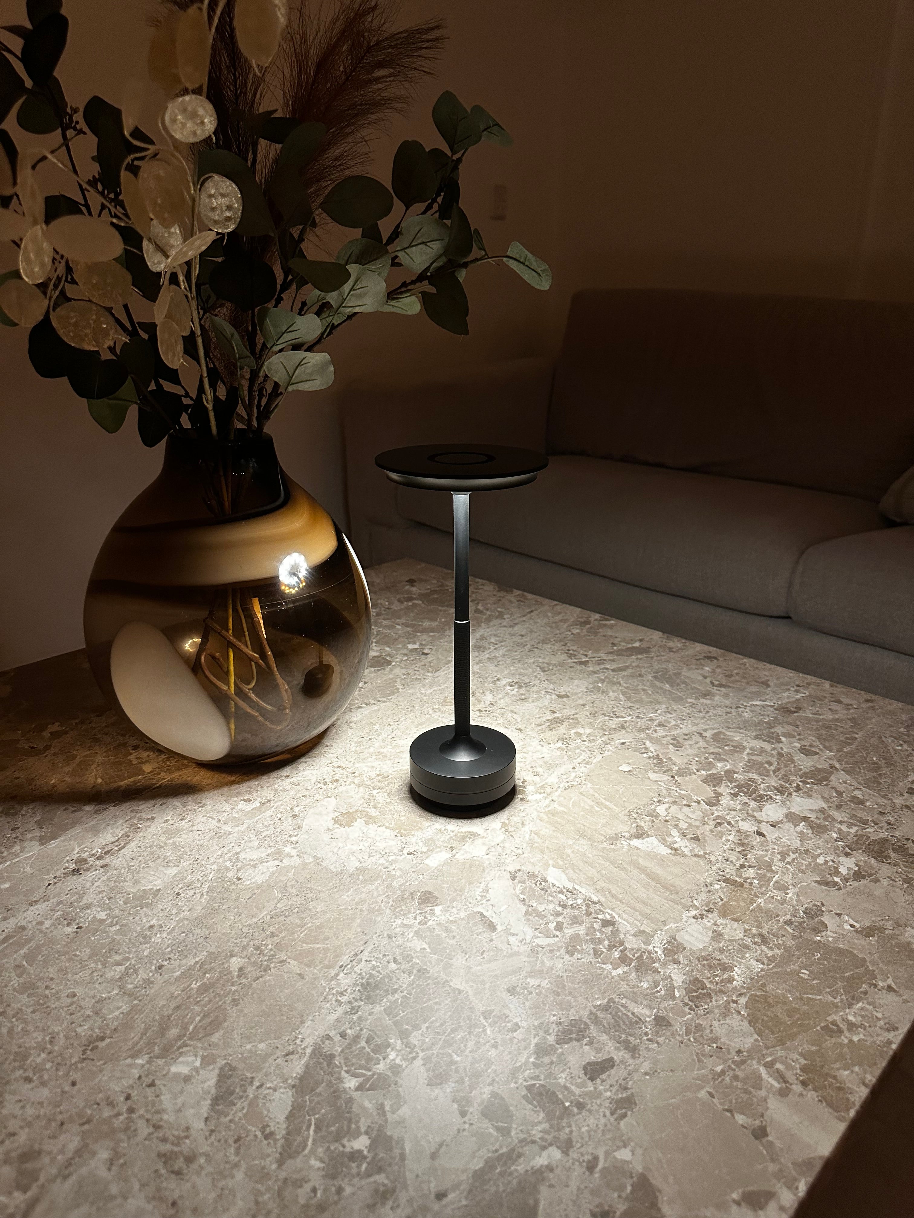 Nordic Light Skagen genopladelig LED lampe, sort