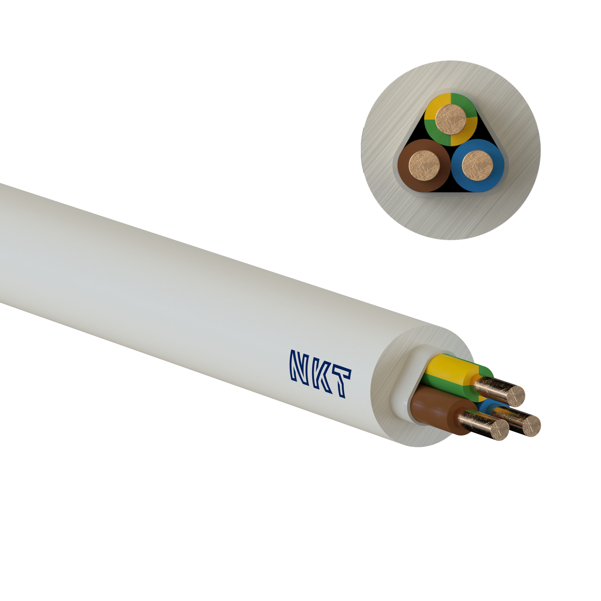 KABEL 3G1,5 NOIKLX 90 DCA LYSEGRÅ RG50