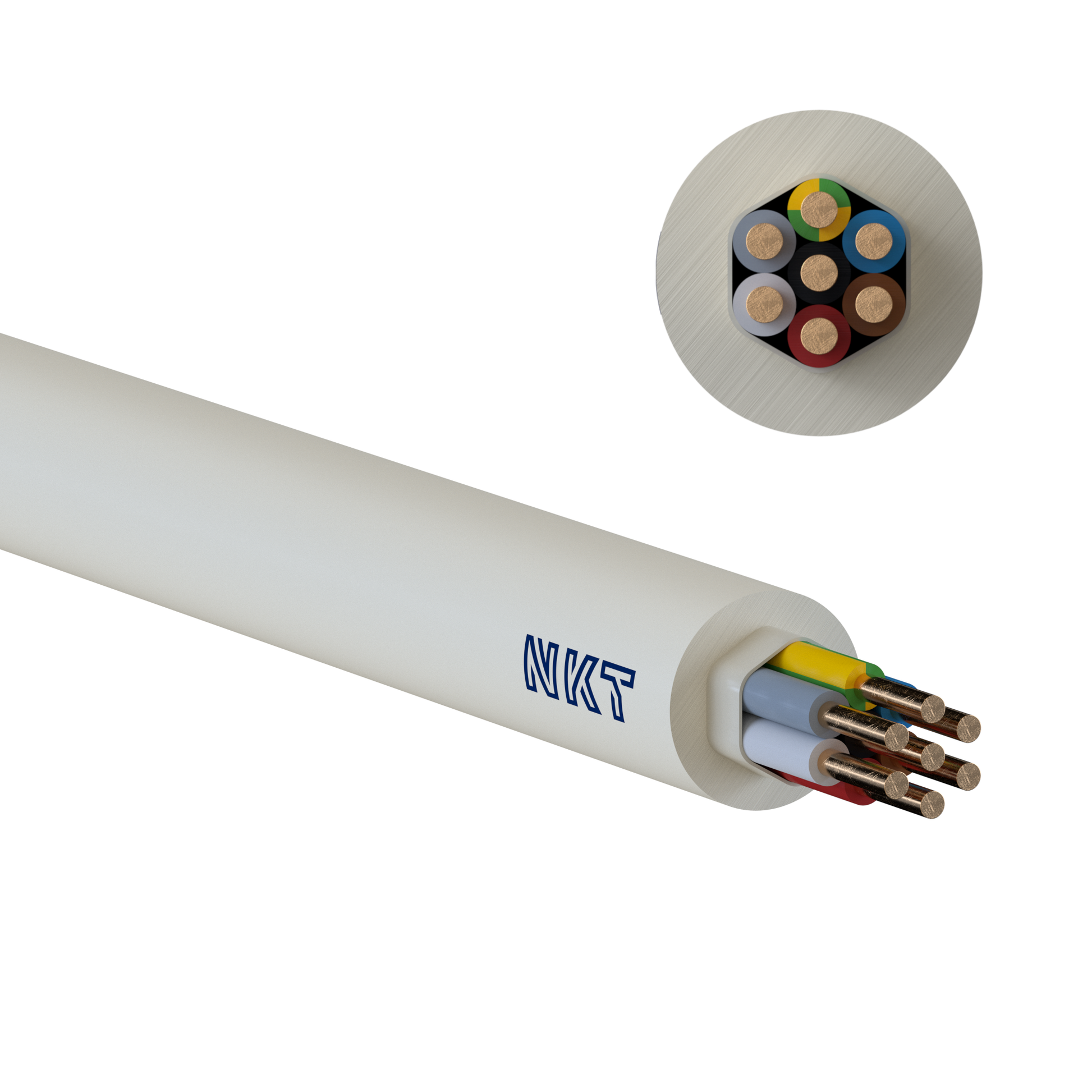 KABEL 7G1,5 NOIKLX 90 DCA LYSEGRÅ RG100