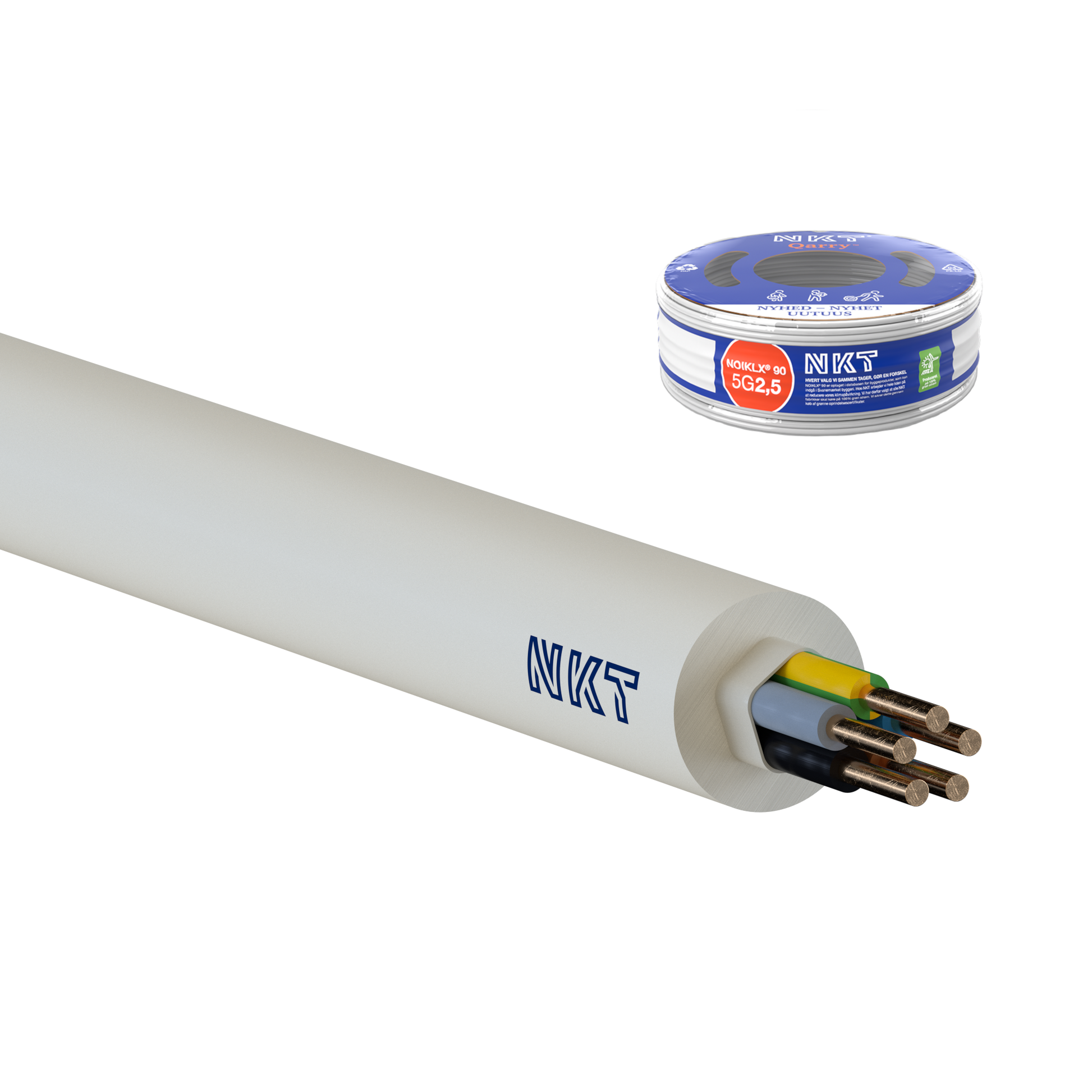 KABEL 5G2,5 NOIKLX 90 DCA LYSEGRÅ RG100