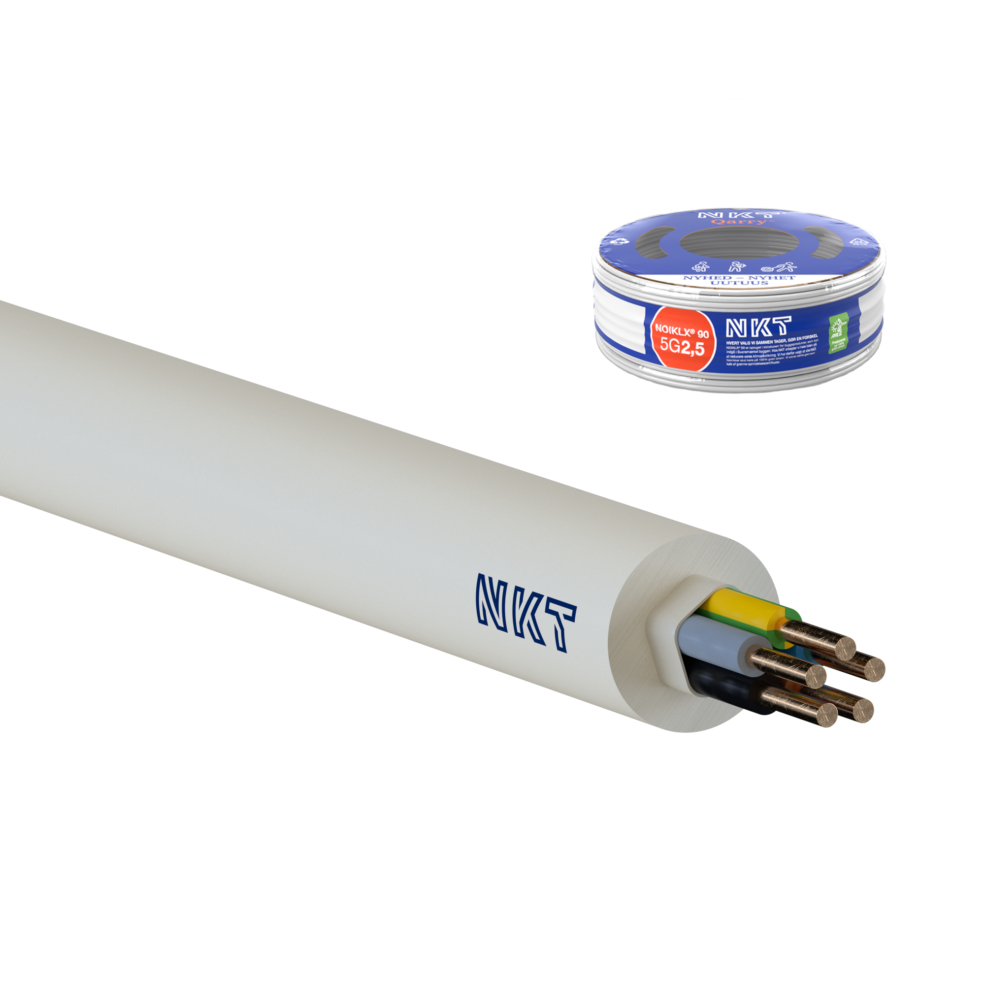 KABEL 5G2,5 NOIKLX 90 DCA LYSEGRÅ RG100