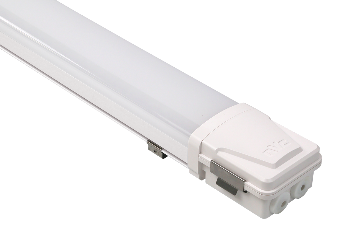 Armatur Toronto CCT 27-37W 3000-4000-6000K DALI 1200 mm hvid IP65