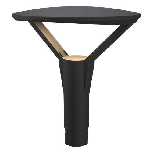 Helix mastetop 20-36-56-75W 2500-8800lm 3/4K IP66 IK08 sort