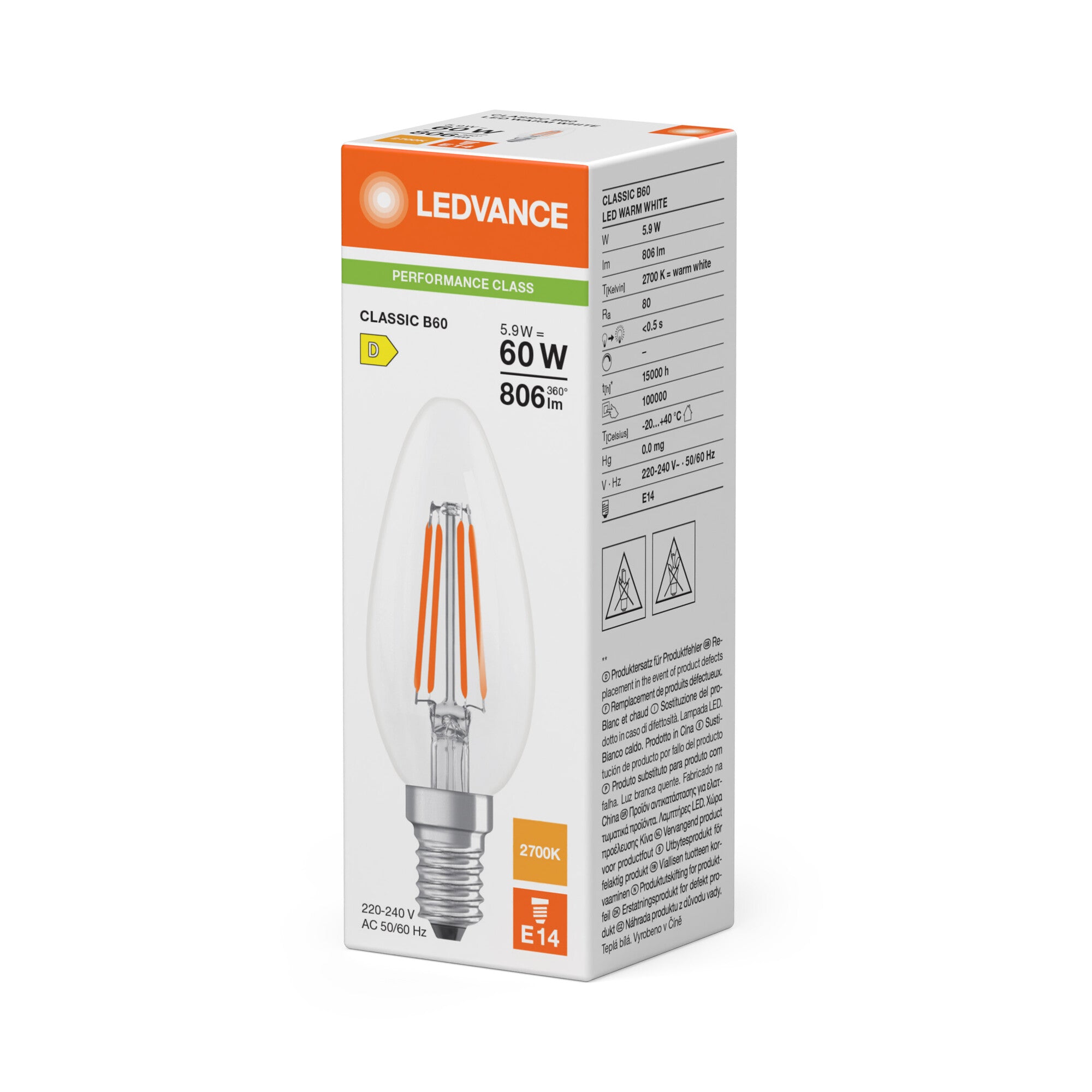 KER FIL 60 5,9W 827 E14
