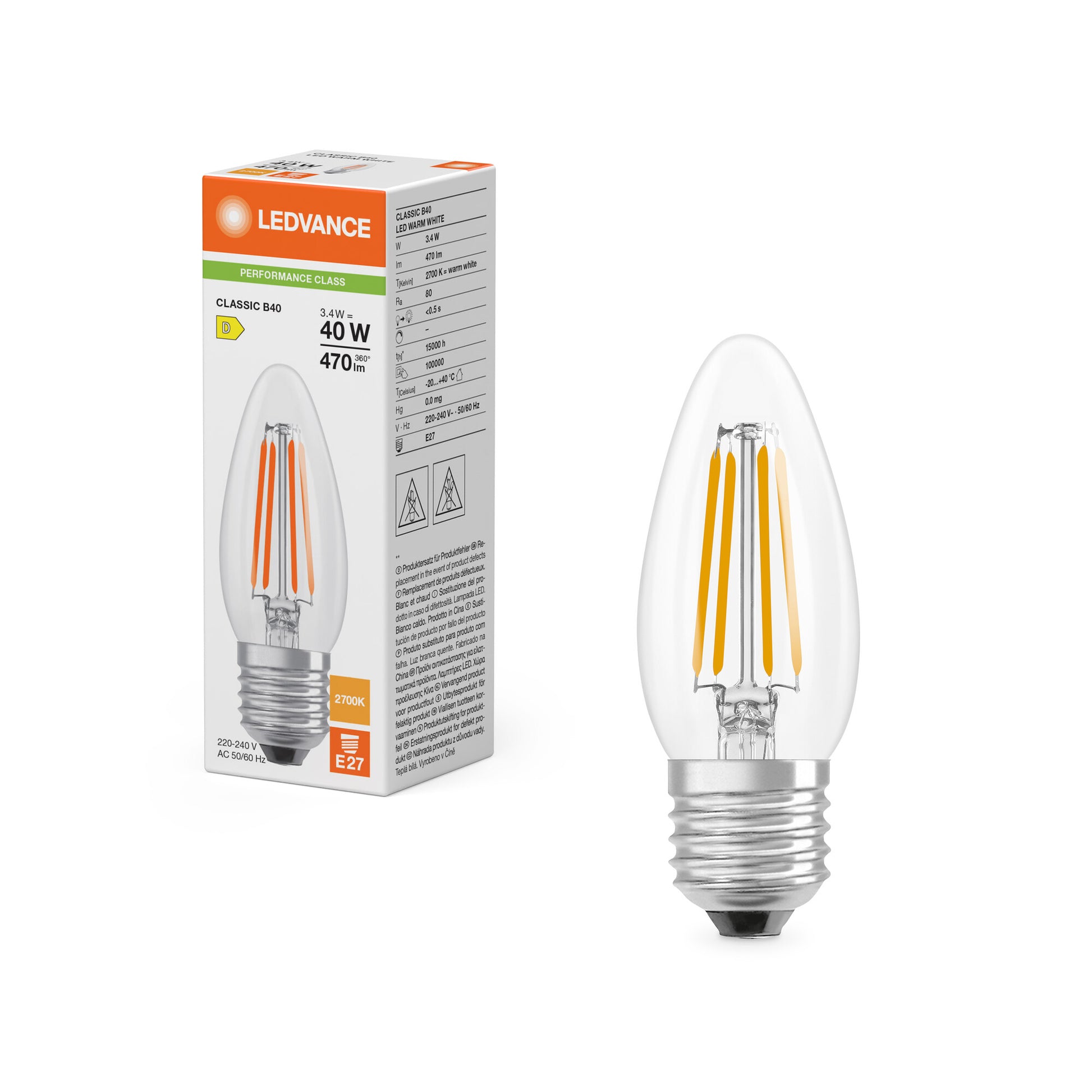 KER FIL 40 3,4W 827 E27