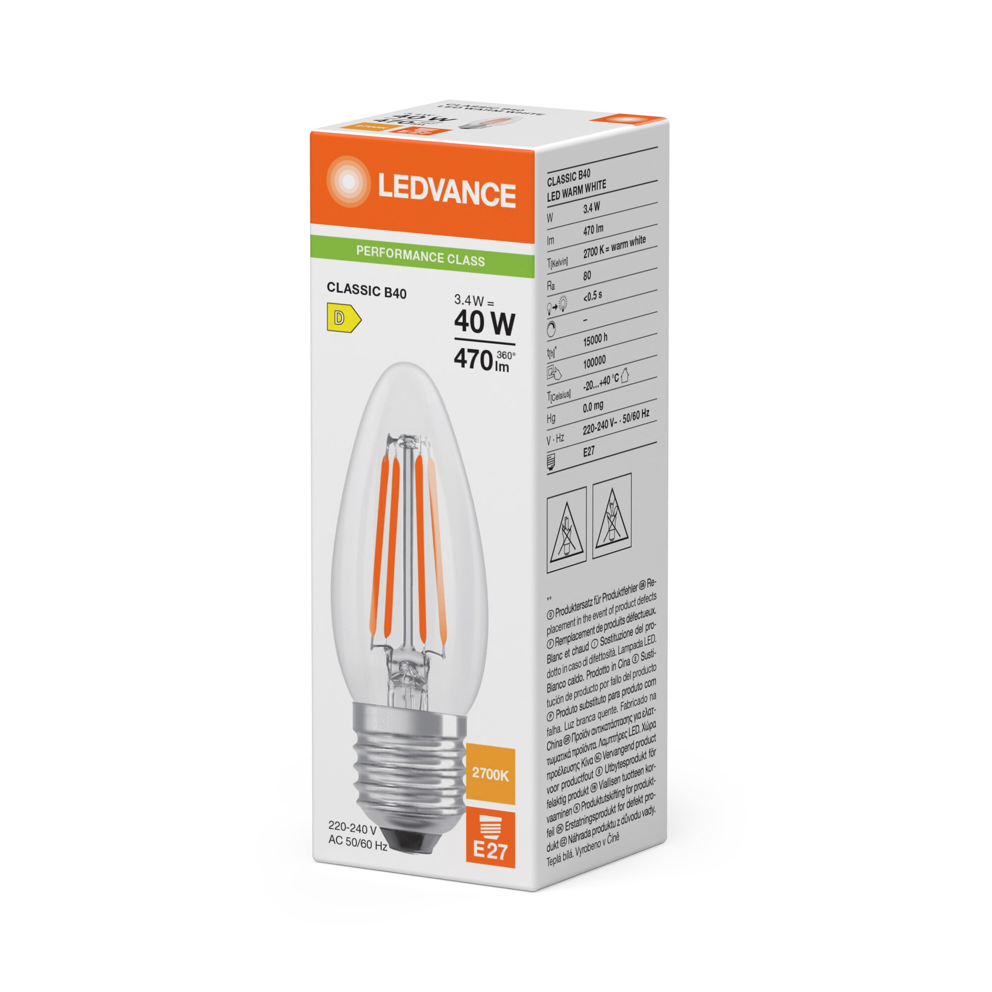 KER FIL 40 3,4W 827 E27