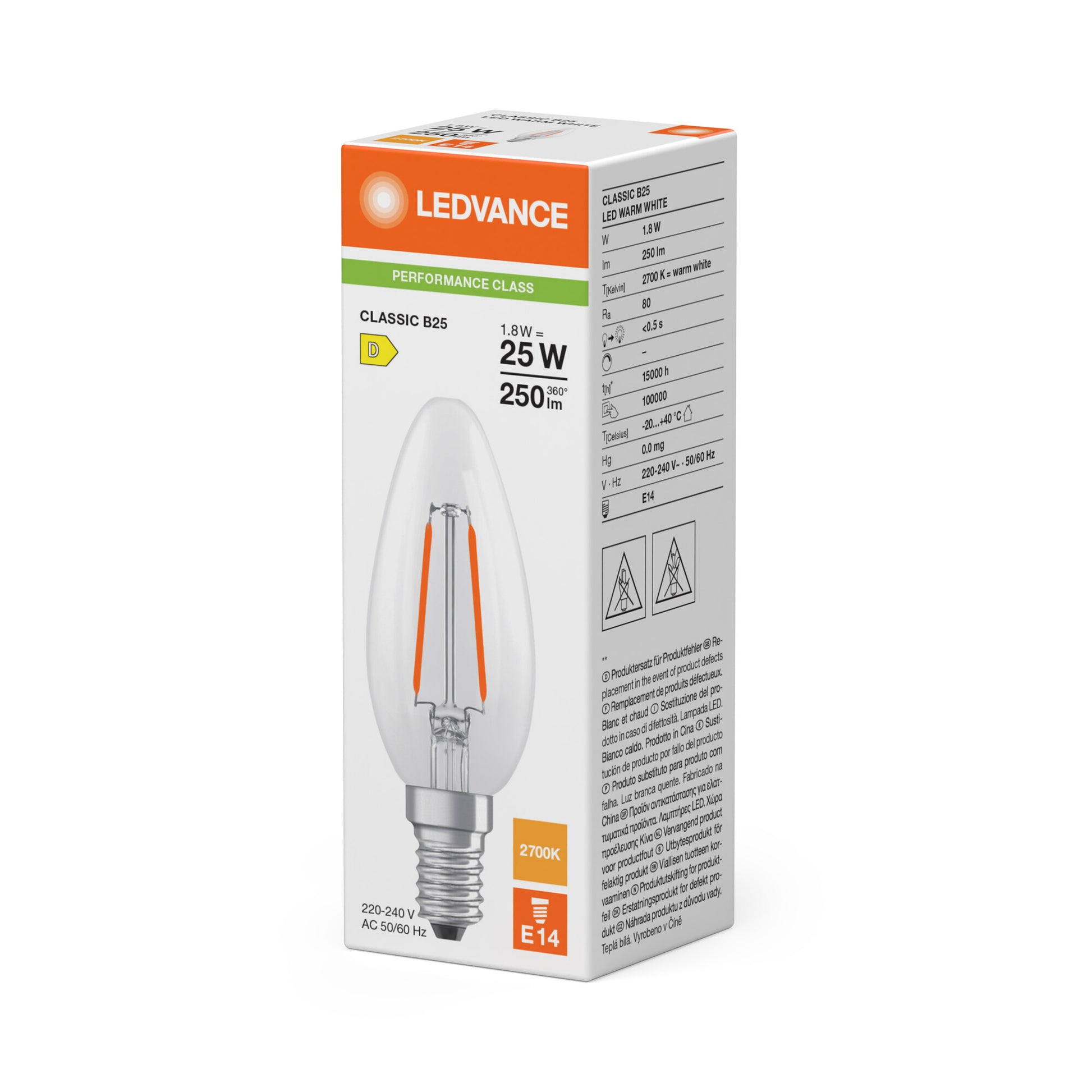 KER FIL 25 1,8W 827 E14