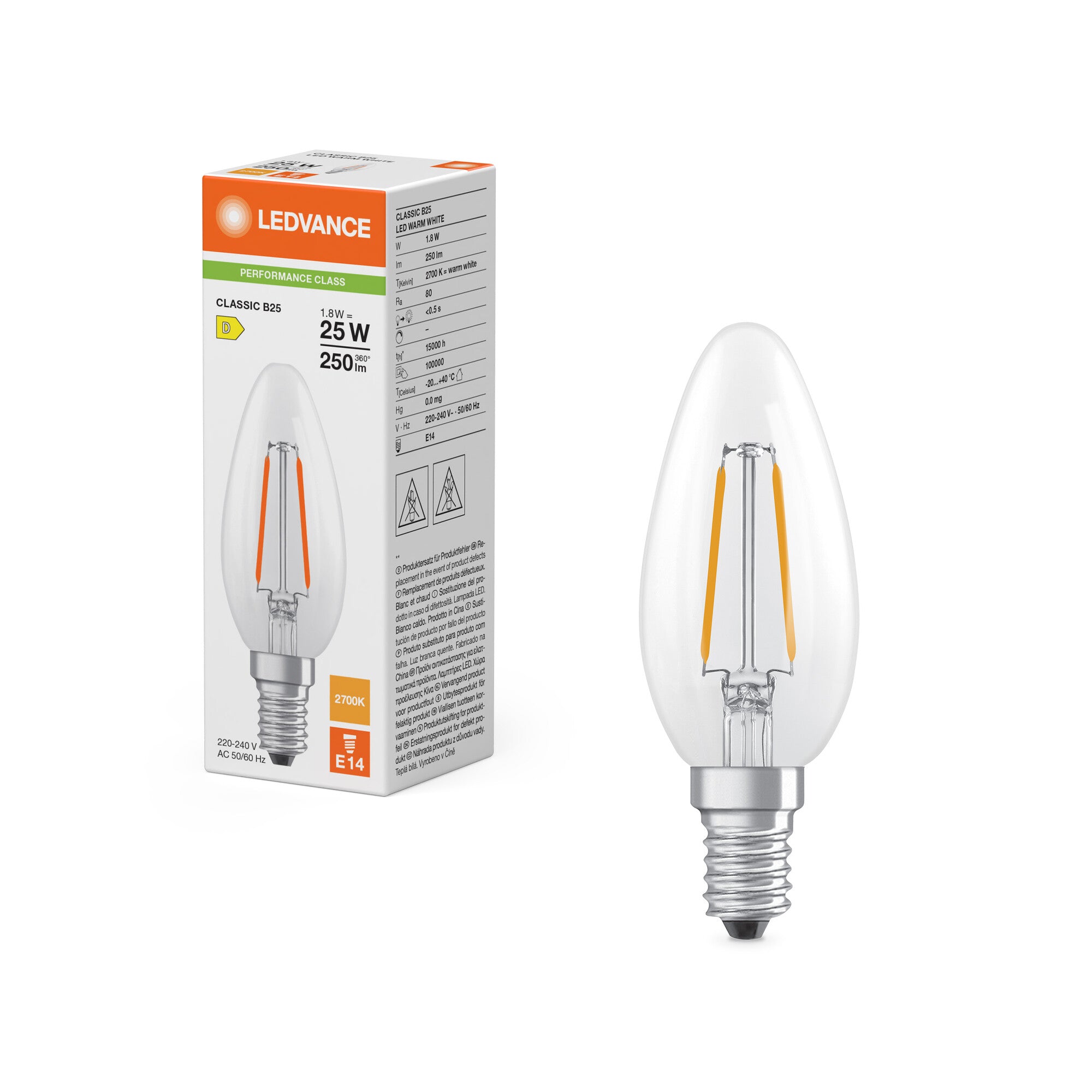 KER FIL 25 1,8W 827 E14