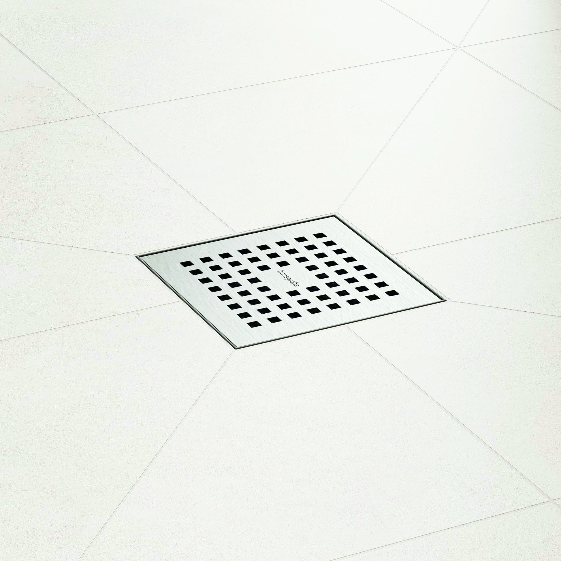 Hansgrohe afløbsskål, ø40/100 x 100 mm, børstet rustifrit stål