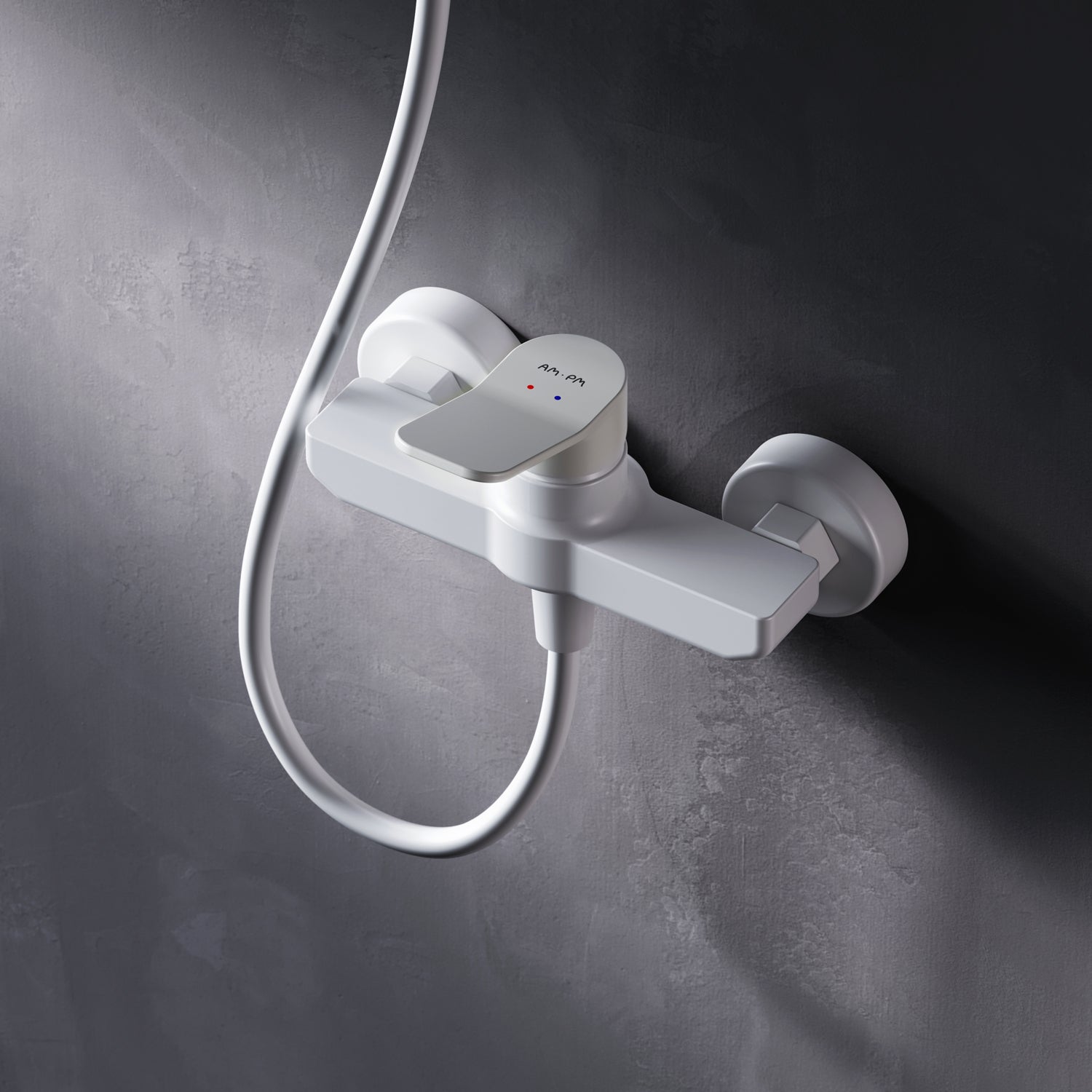 AM.PM X-Joy Single-lever shower mixer, white