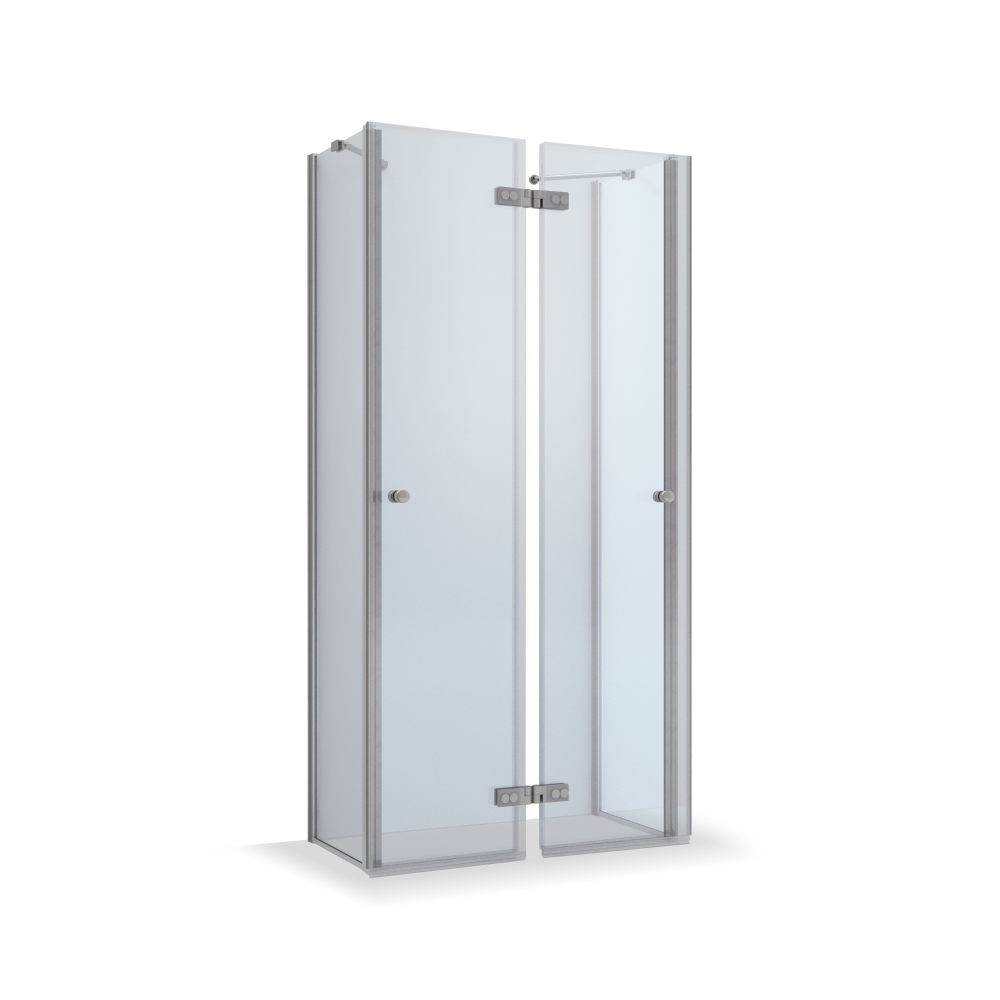 Shower enclosure Prisma 6 chrome profiles 90x90x2000
