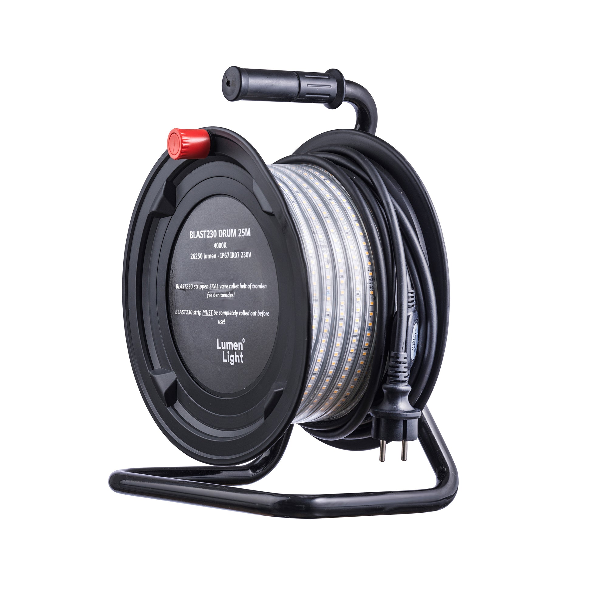 BLAST230 LED Strip 4000K, 25M tromle, IP67, komplet