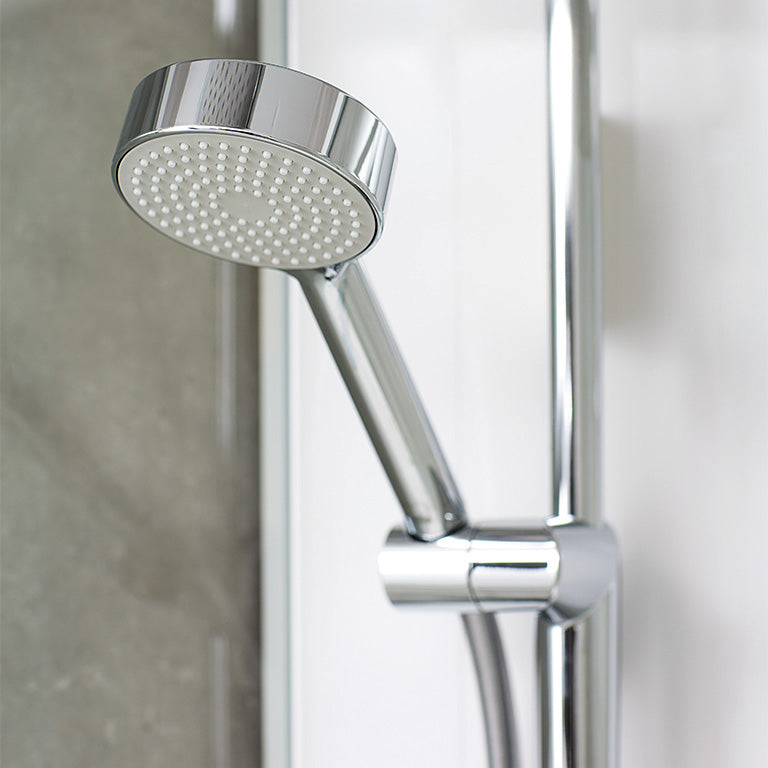 Showerama 10-5 classic femkantet brusekabine,90x90,hvid/klar