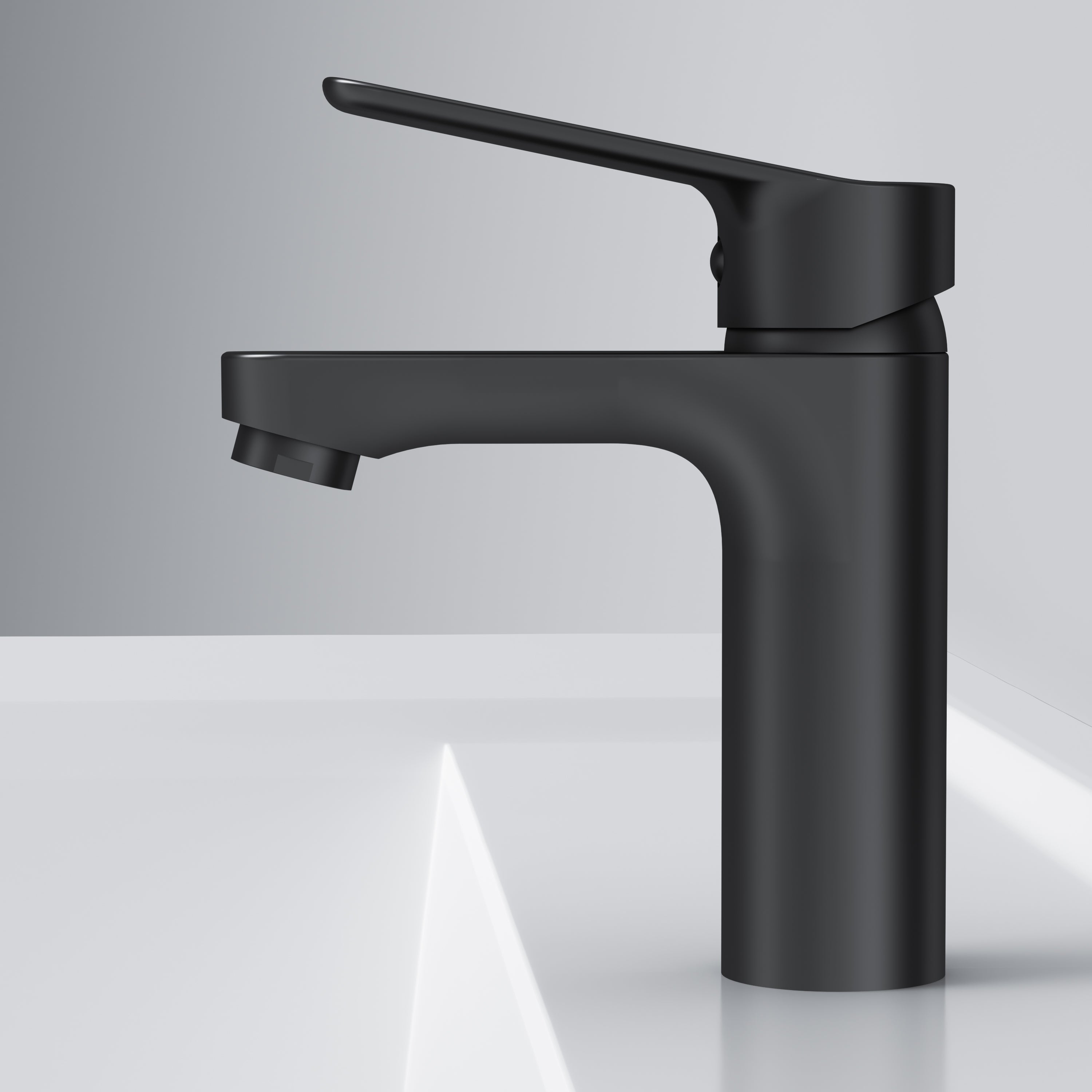 AM.PM Hit Single-lever basin mixer, black, M-size