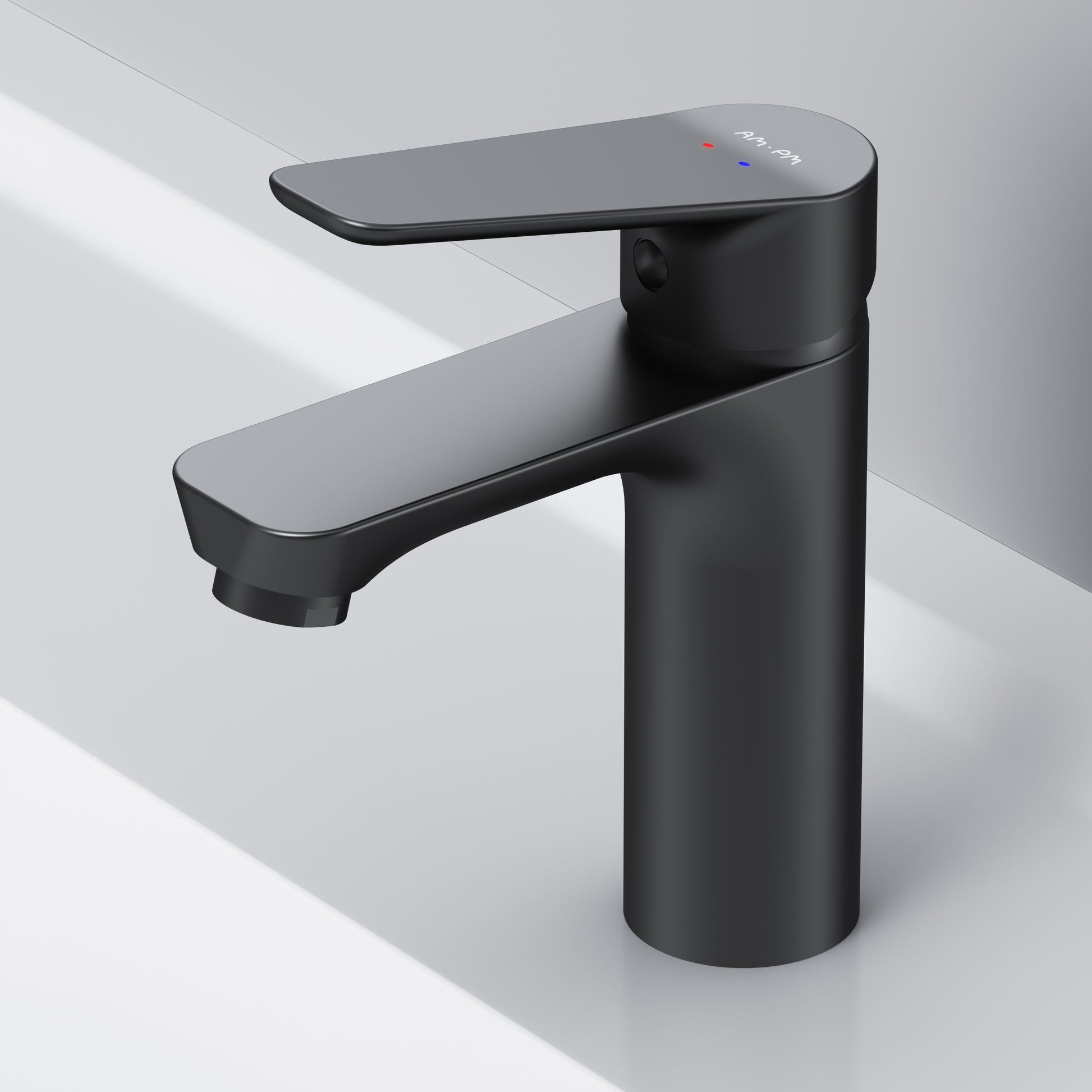 AM.PM Hit Single-lever basin mixer, black, M-size