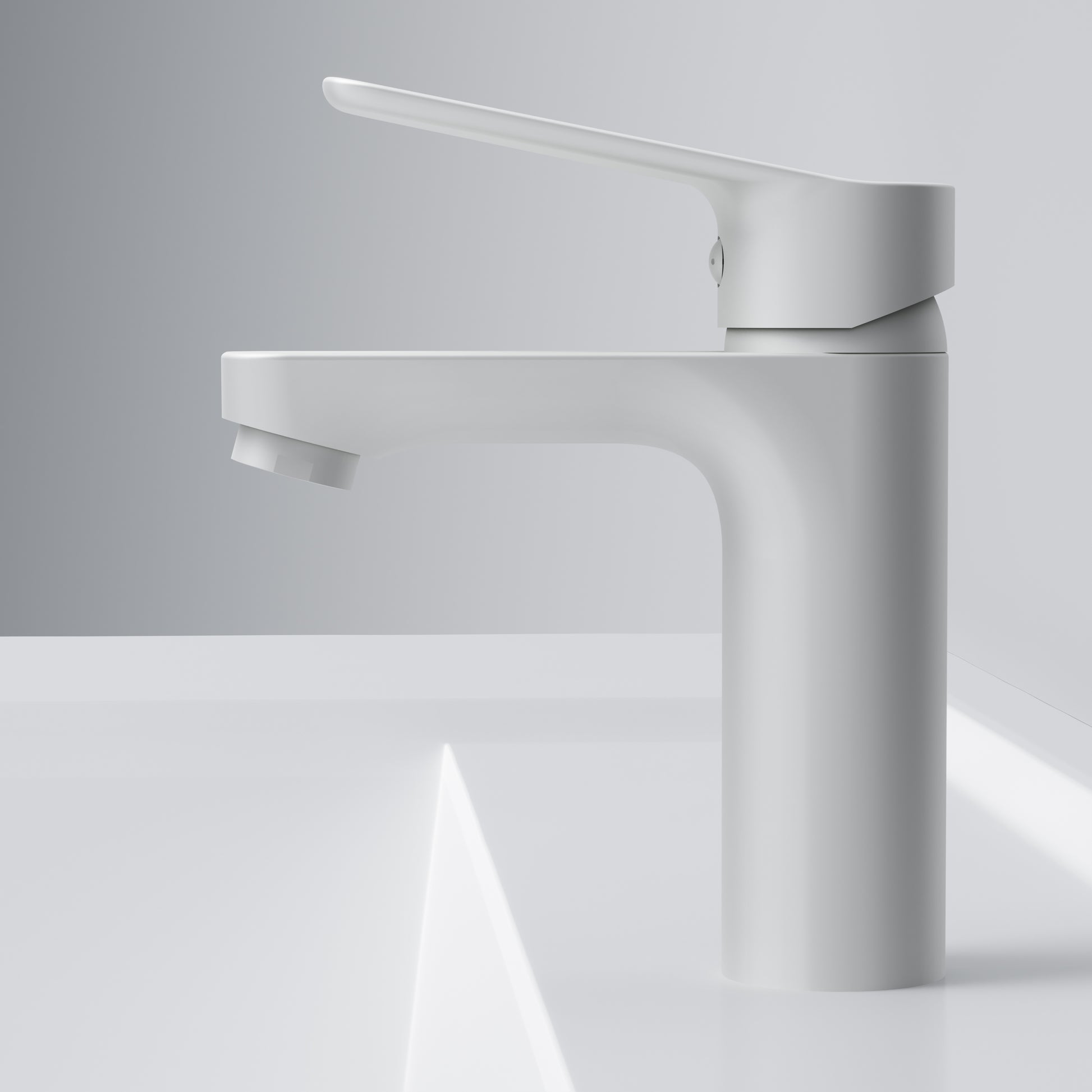 AM.PM Hit Single-lever basin mixer, white, M-size