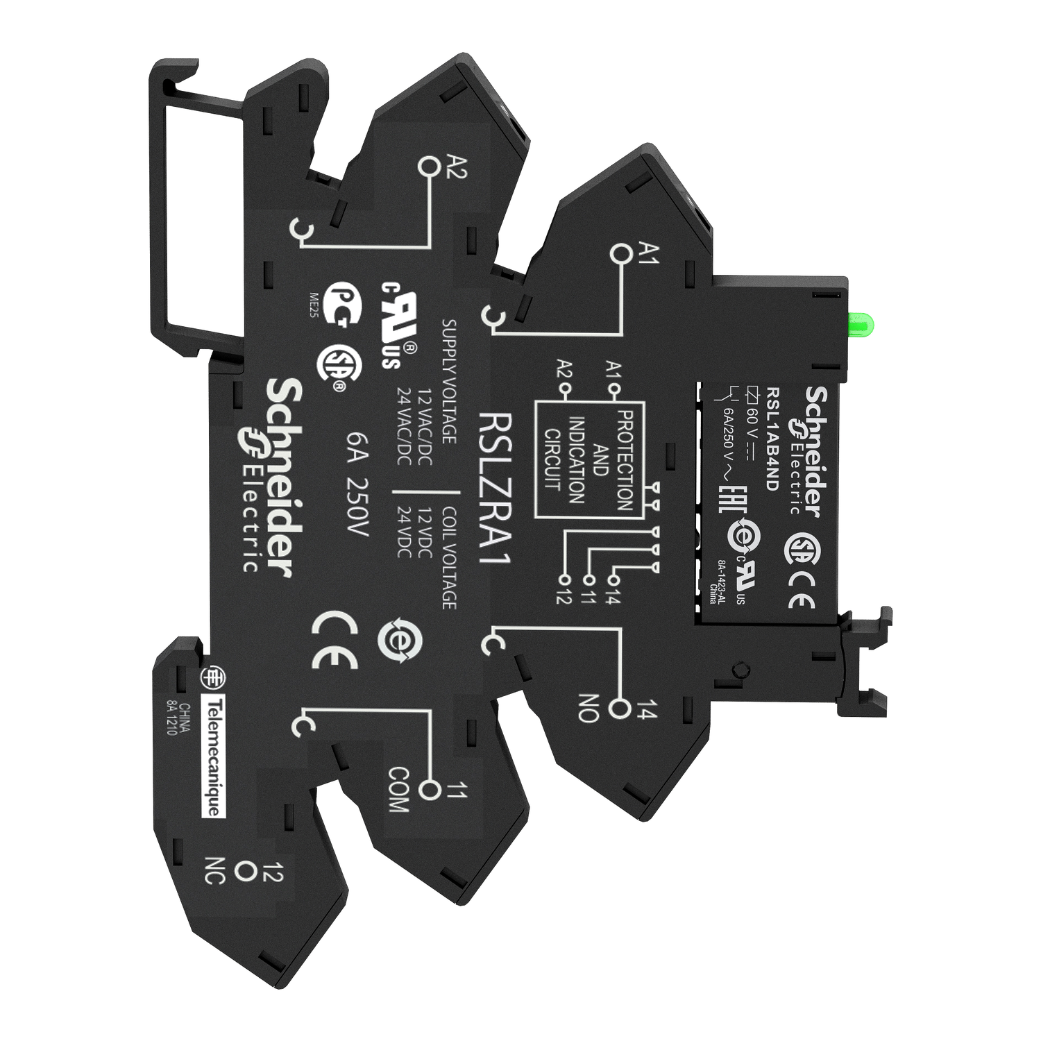 RELAY 1 C/O WITH SOCKET 24 VDC