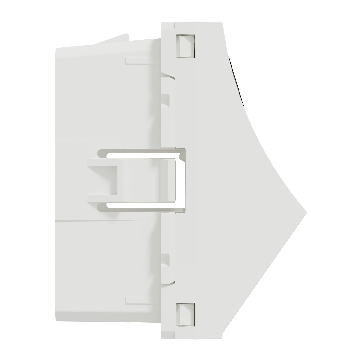DATAUDTAG 2XRJ45 S-ONE, VINKLET, HVID