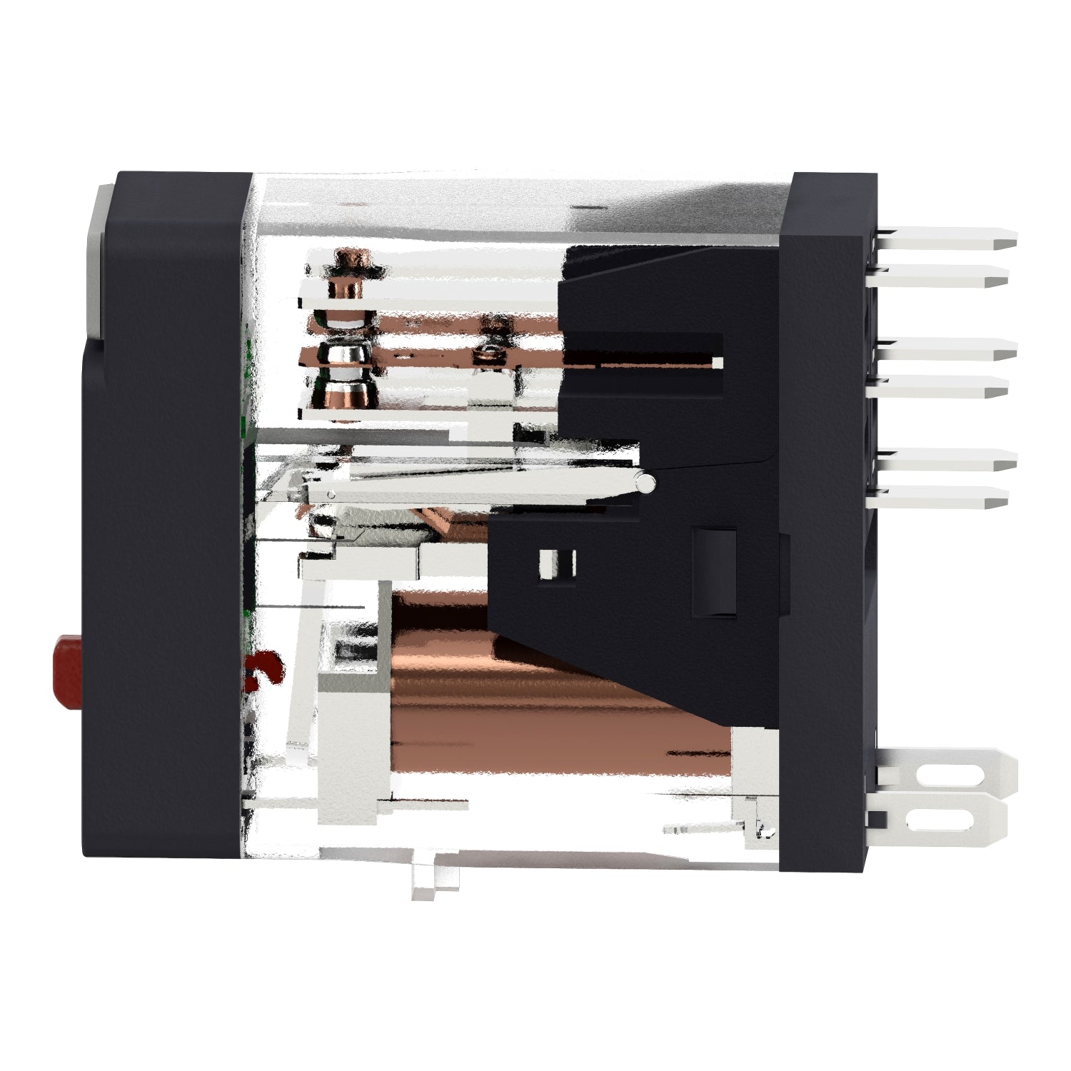 2C/O 5A RELÆ TESTKNAP+LED 24VAC
