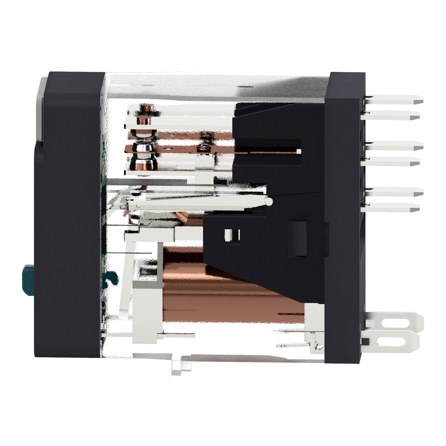 2C/O 5A RELÆ TESTKNAP+LED 24VDC