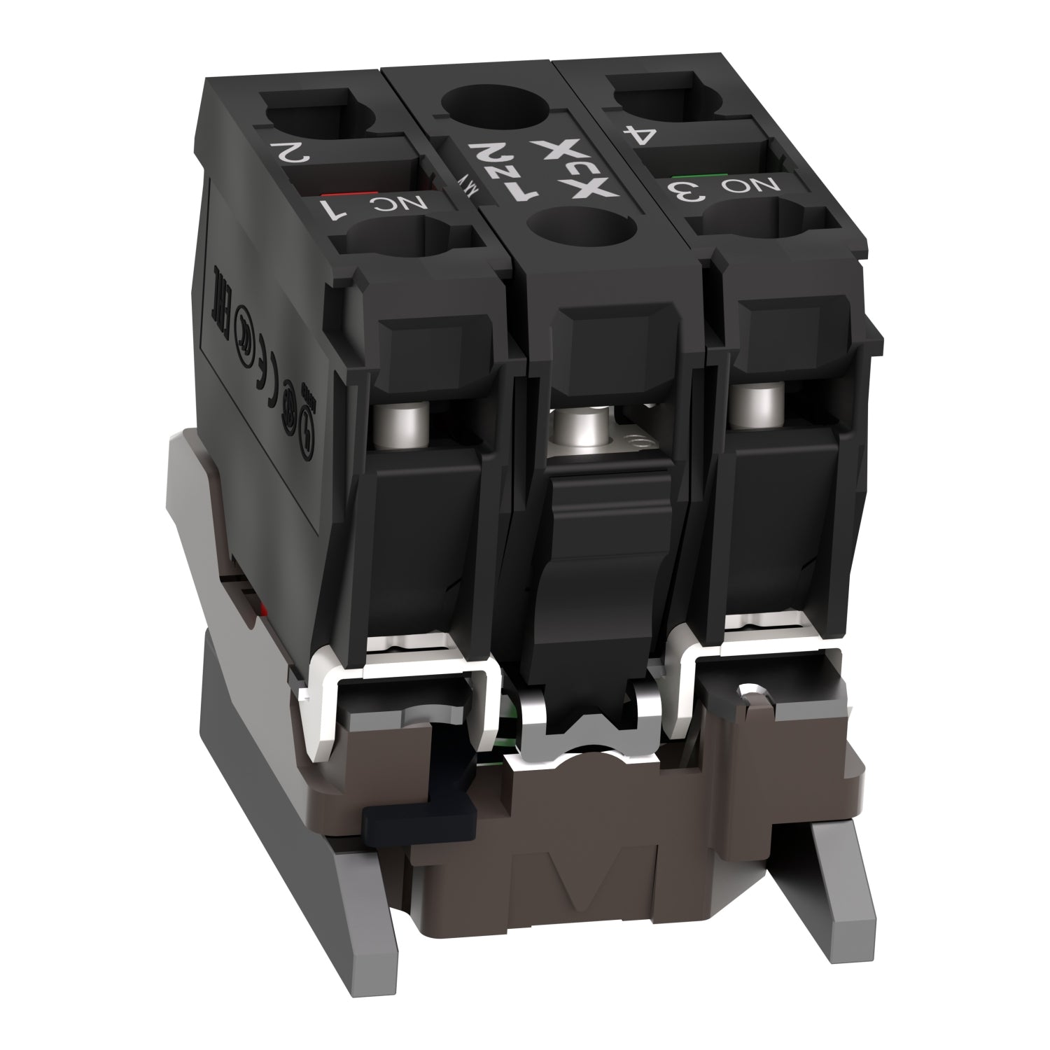 LAMPETRYKSKROP UNI LED 24V 1XNO+1XNC