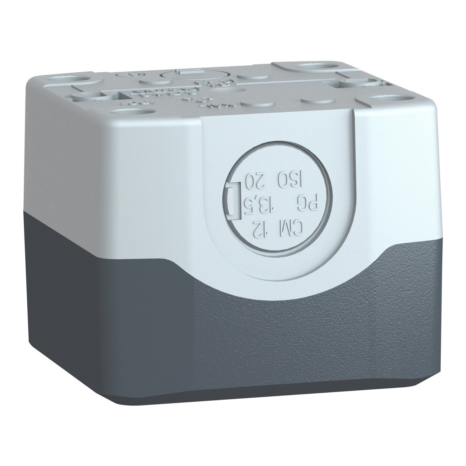 Trykknapkasse - 1 Hul