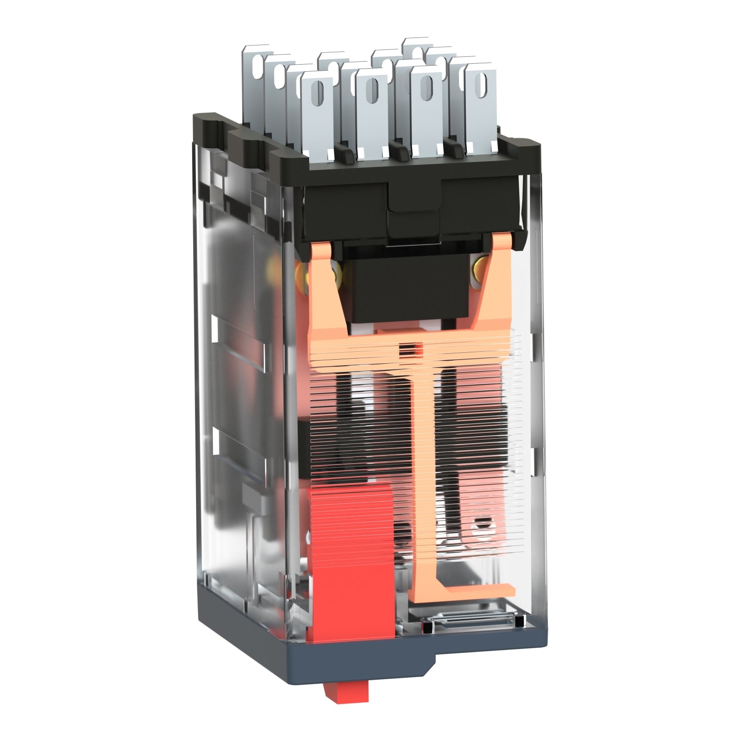 STIKBENSRELÆ 6A 4C/O LED 24VAC