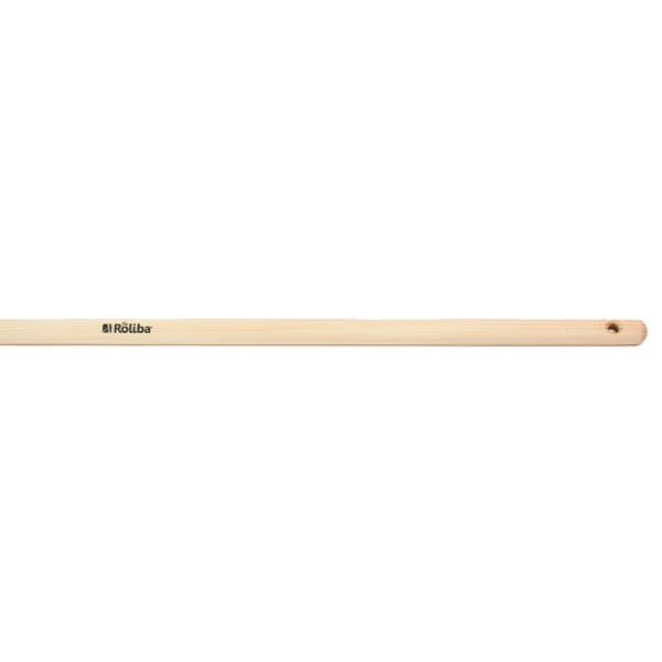 Roliba træskaft uden gevind, Ø25 mm, 1500 mm
