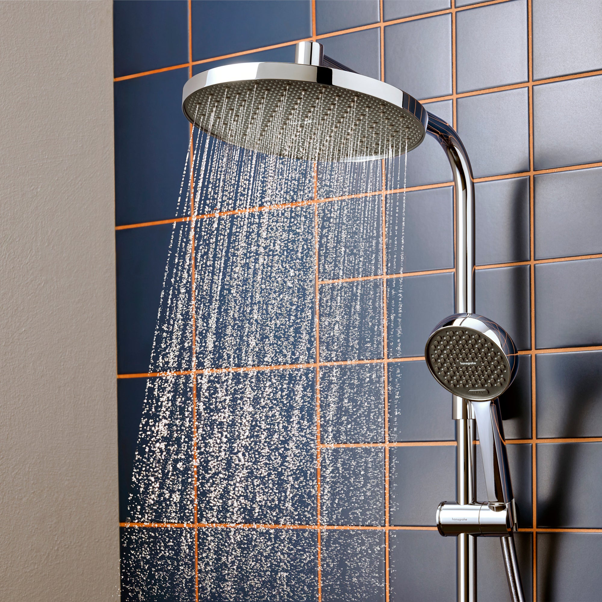 hansgrohe Activera S Showerpipe 240 1jet EcoSmart+ Ecostat Krom