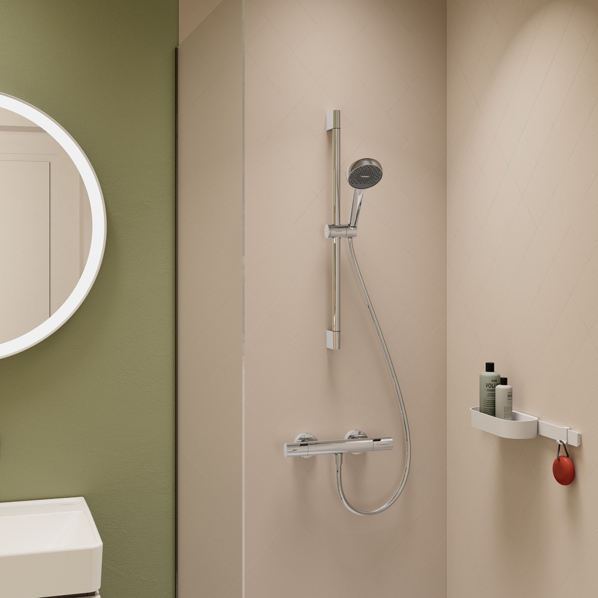 hansgrohe Activera S Brusersæt 95 1jet EcoSmart Krom