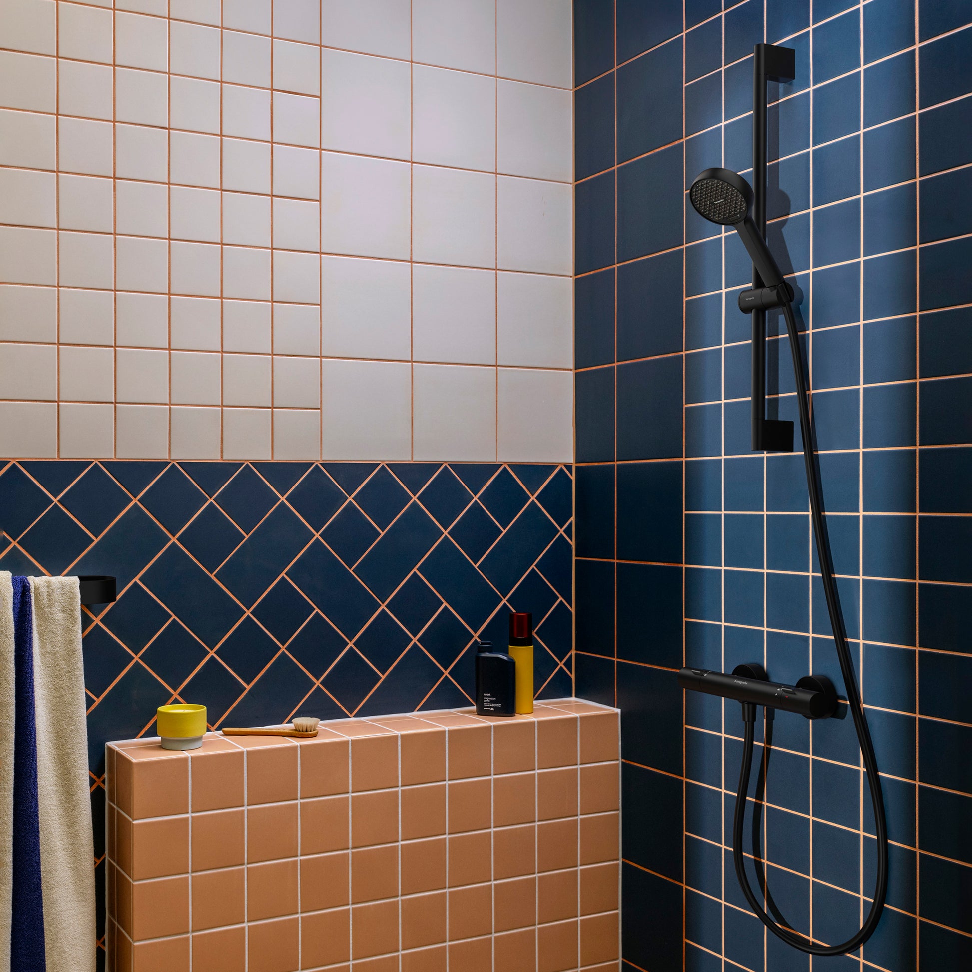 hansgrohe Activera Select S Brusersæt 95 2jet EcoSmart Mat sort