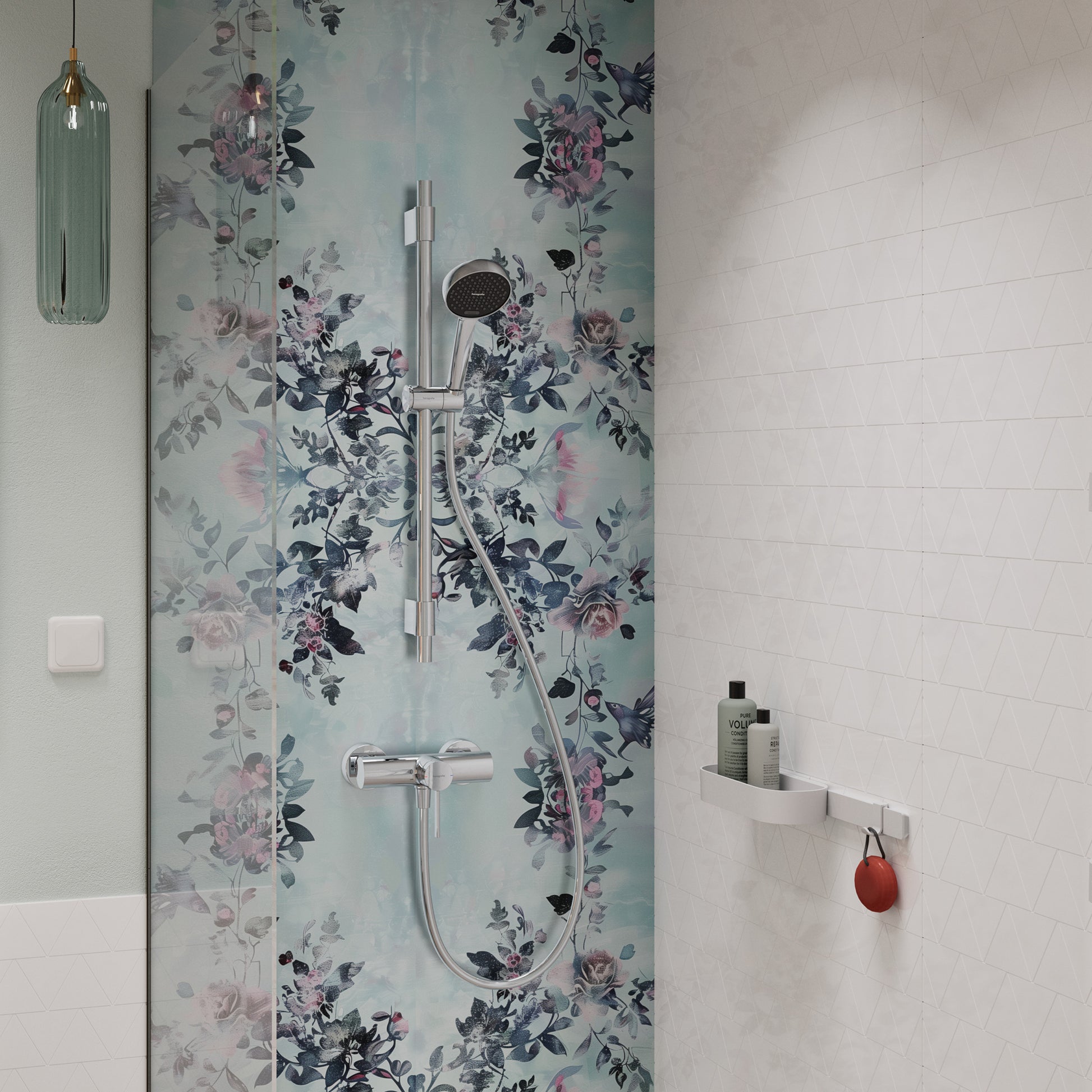 hansgrohe Activera Select S Brusersæt 95 2jet EcoSmart Krom