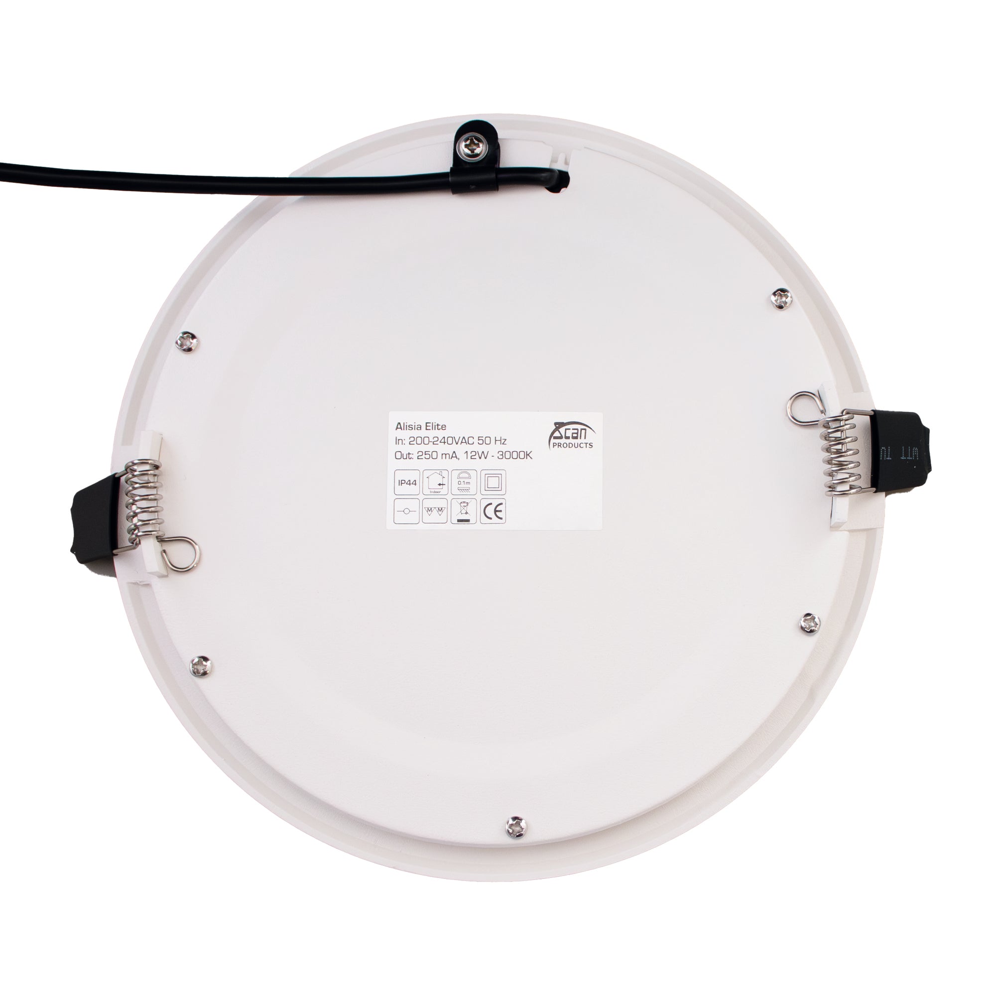 Alisia Elite Downlight ISO Mat Hvid 3000K 1280lm 18W Dæmpbar IP44
