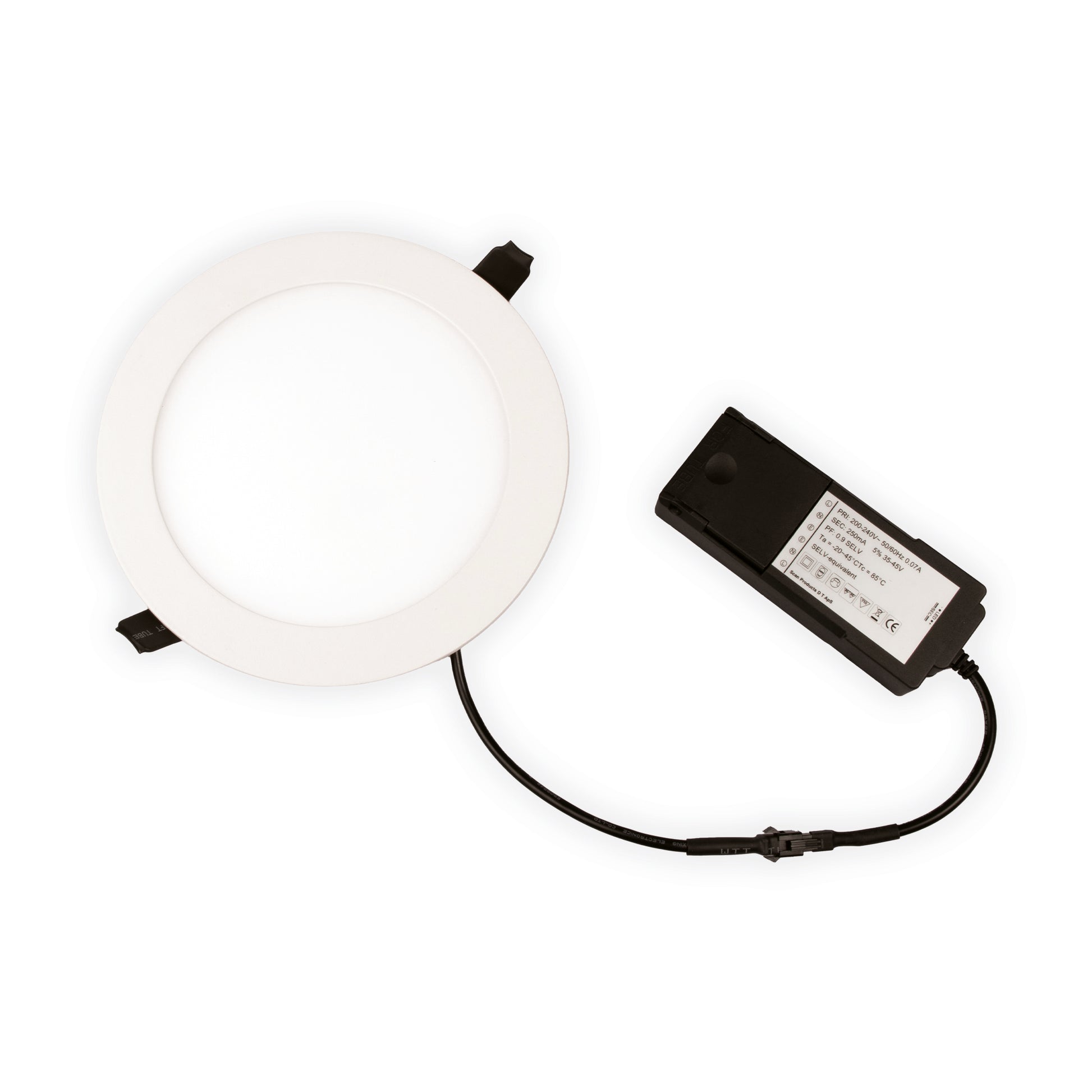 Alisia Elite Downlight ISO Mat Hvid 4000K 960lm 12W Dæmpbar IP44