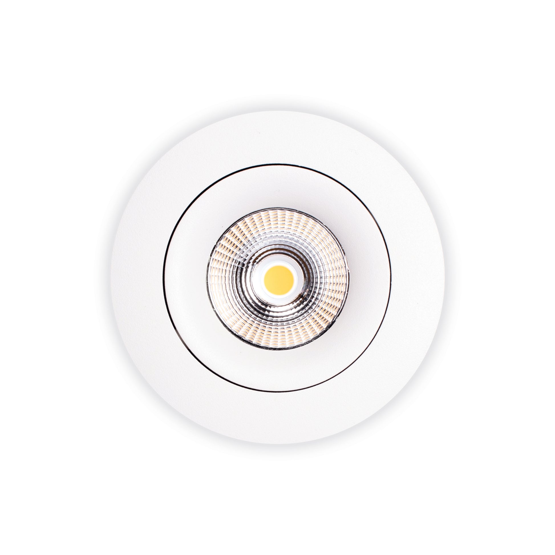Sabina Low profile Downlight ISO Mat Hvid 2700K 400lm 5,4W Dæmpbar IP44