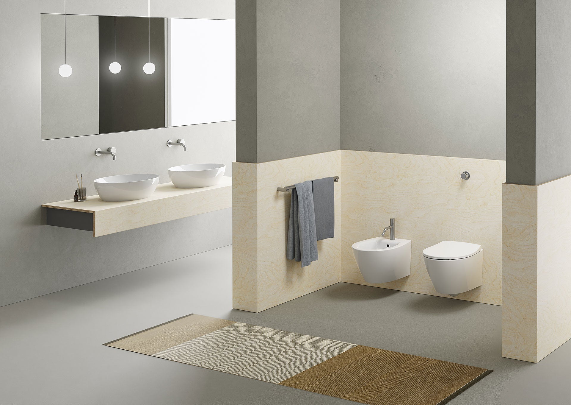 GSI Modo mathvid vægtoilet 52x37cm med Swirlflush skylleteknik