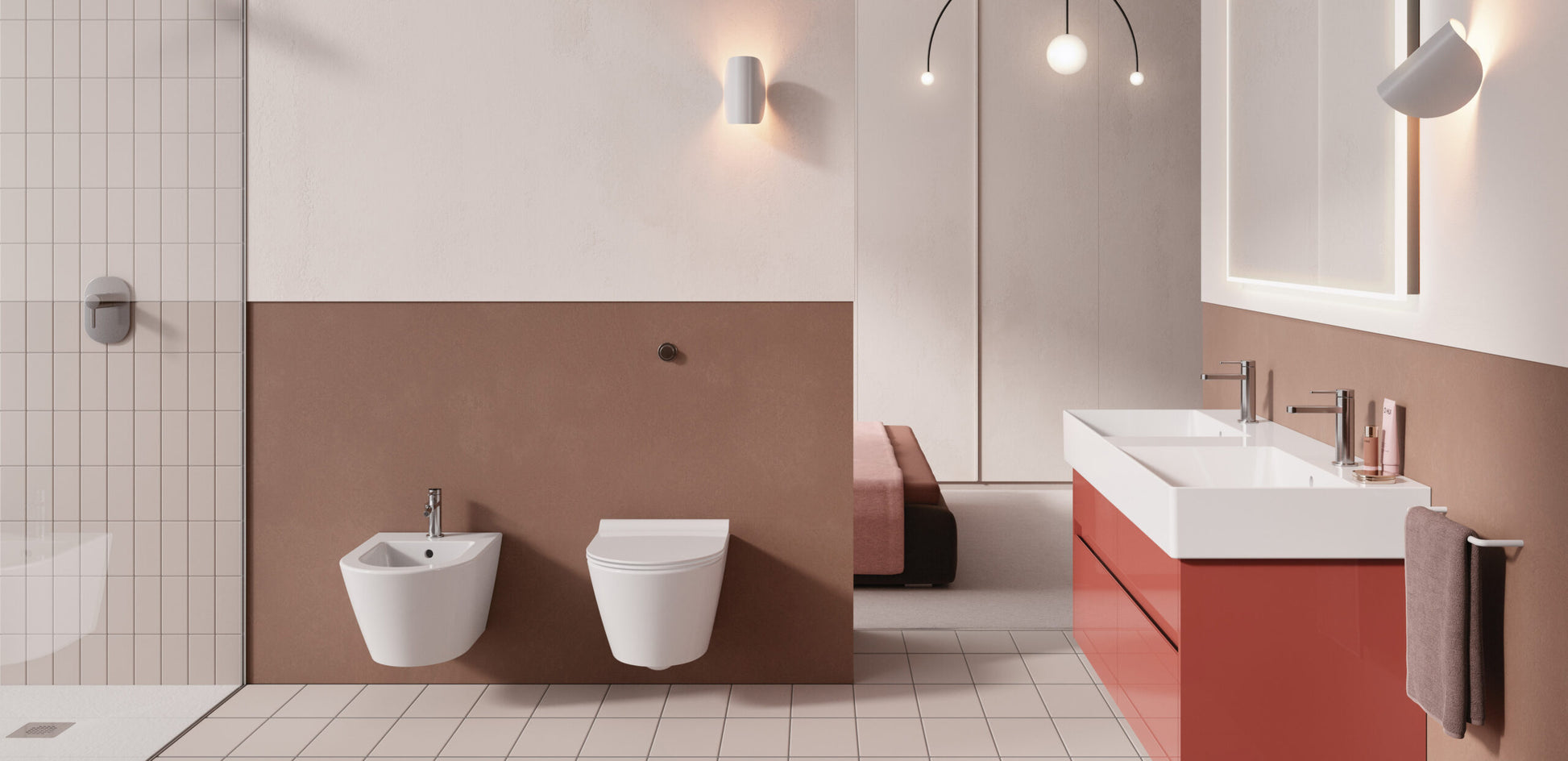 GSI Kube X vægtoilet 50 x 35 cm med swirlflush og skjult montering