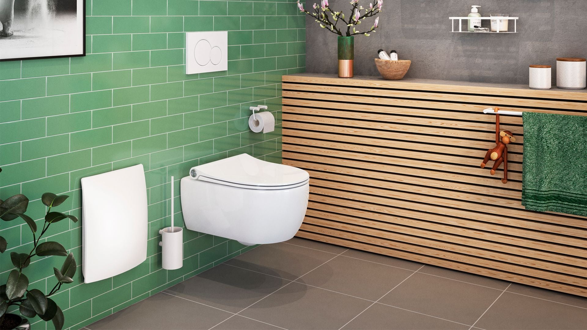 Pressalit Toiletpapirholder mat hvid
