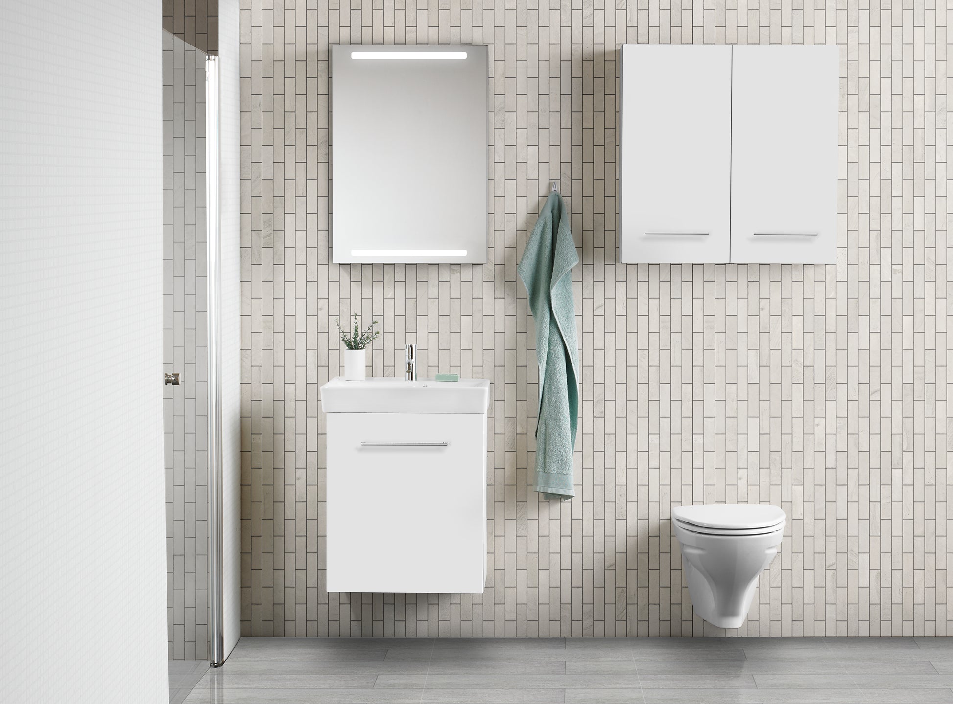 Dansani Mido Spejl 70x50 cm med LED lys