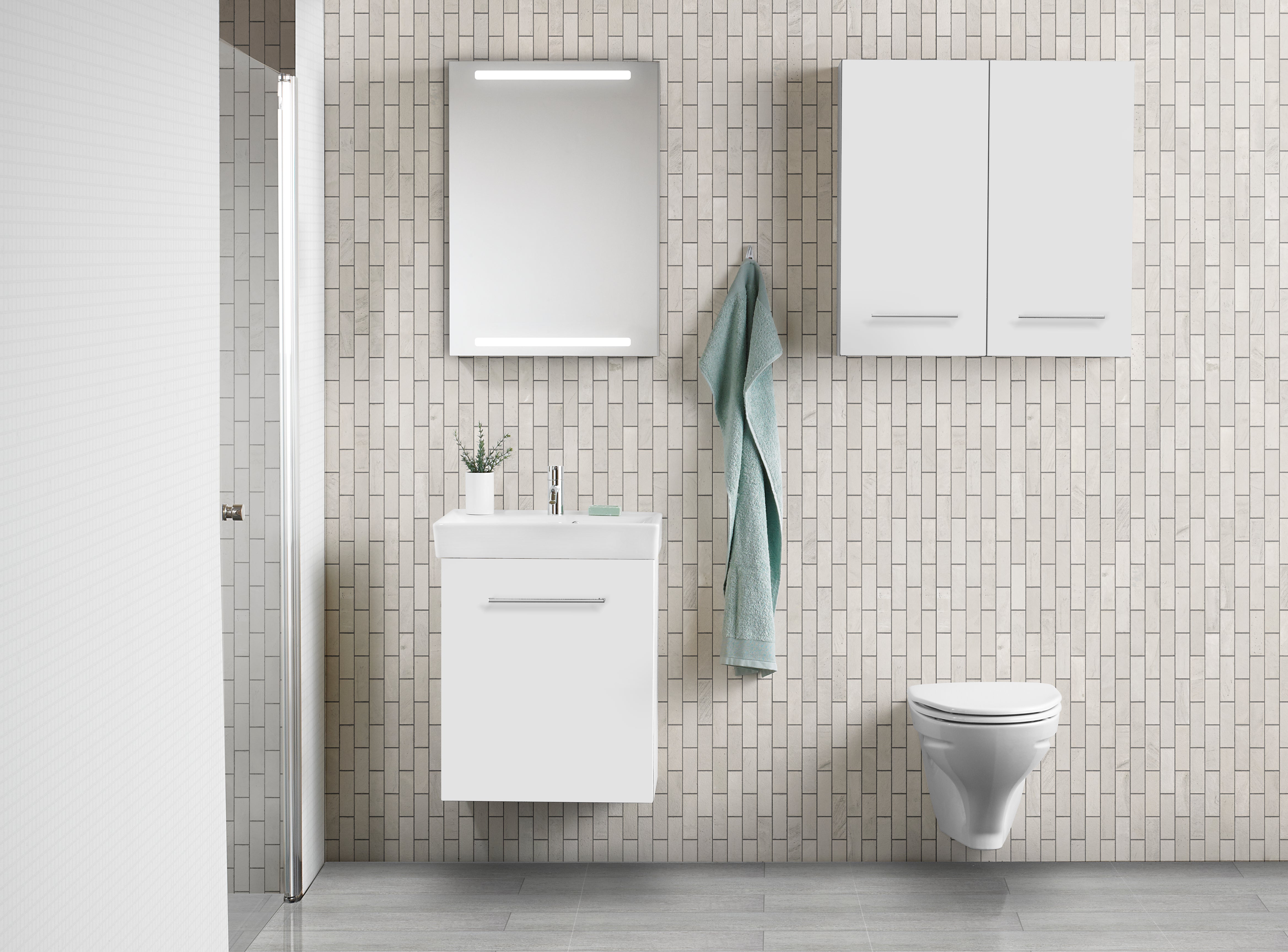 Dansani Mido Spejl 70x50 cm med LED lys