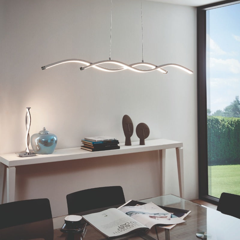 Lasana 2 Bord, 1500 lumen, H445, krom