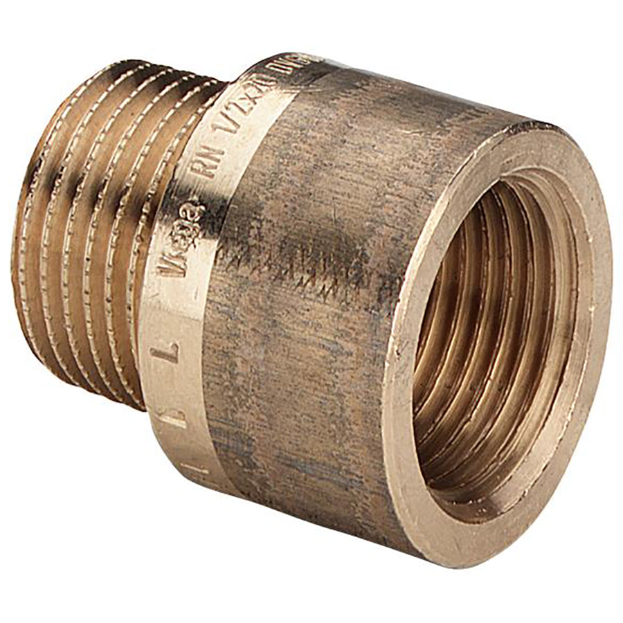 1/2" x 40 mm Rødgods Silicium Bronze forlænger