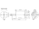 Mini DC motor - 2,5-6Vdc / 250mA 14500rpm