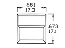 SP86-B1-5-0 DIGITAST, Sort, uden LED