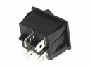 Vippekontakt - 2P OFF-ON 10A / 250V, I/O Sort