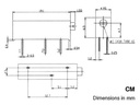 Multiturn trimmepotmeter - 50ohm, 19mm, 750mW, ±10% (CM)