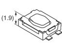 TACT mikrotrykkontakt - 4,2x2,8mm, H=1,9mm (SMD)
