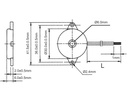 Piezo Lydgiver - 3-28Vac 2,5kHz 75dB, ledning